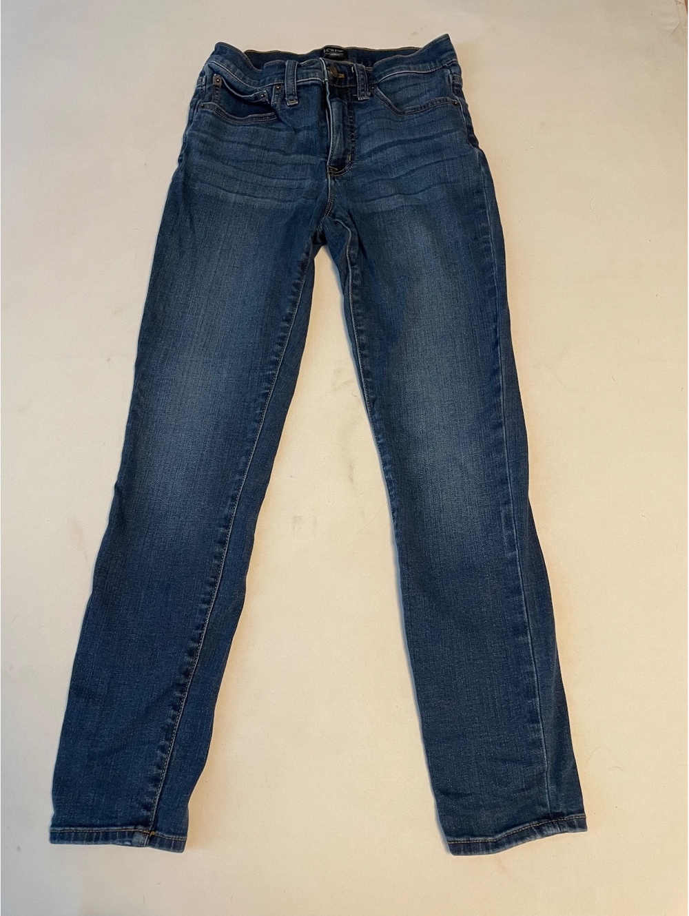 J.Crew 9" Mid-Rise Skinny Jeans Size 25 in Medium Blue